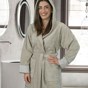 Dallas, bathrobe - David Home srl - Made in Italy household linen