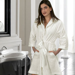 Emozione, bathrobe - David Home srl - Made in Italy household linen