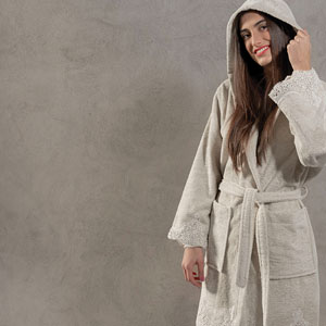 Petra, bathrobe - David Home srl - Made in Italy household linen