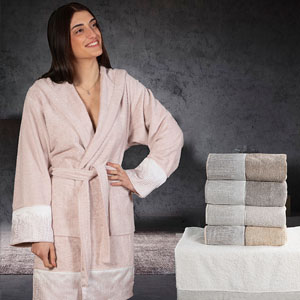 Ritratti, set sponge - David Home srl - Made in Italy household linen