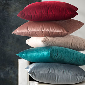 Velvet, pillows - David Home srl - Made in Italy household linen