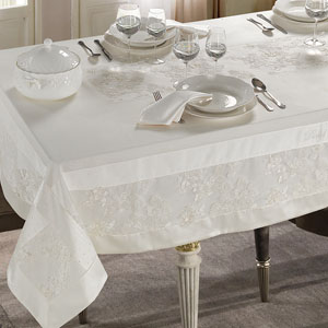 Luna, tablecloth - David Home srl - Made in Italy household linen